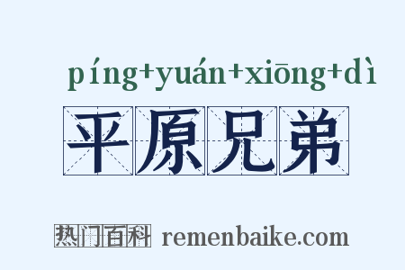 平原兄弟是什么意思的图片